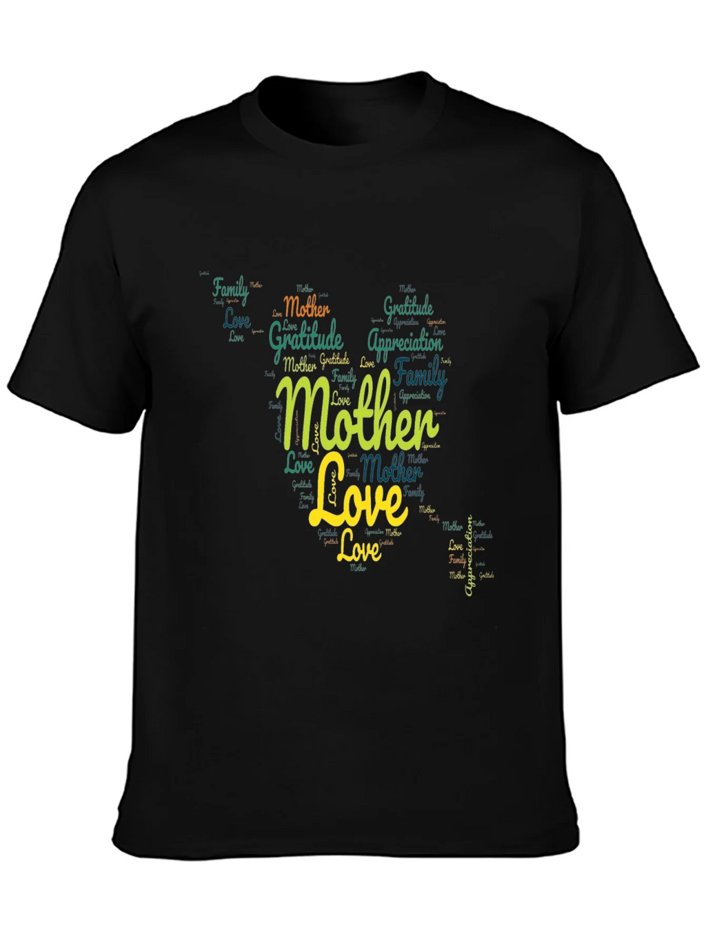 Mother Love Word Art Graphic T-Shirt product image 3