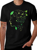 Natures Embrace Black Graphic Tee product image 1