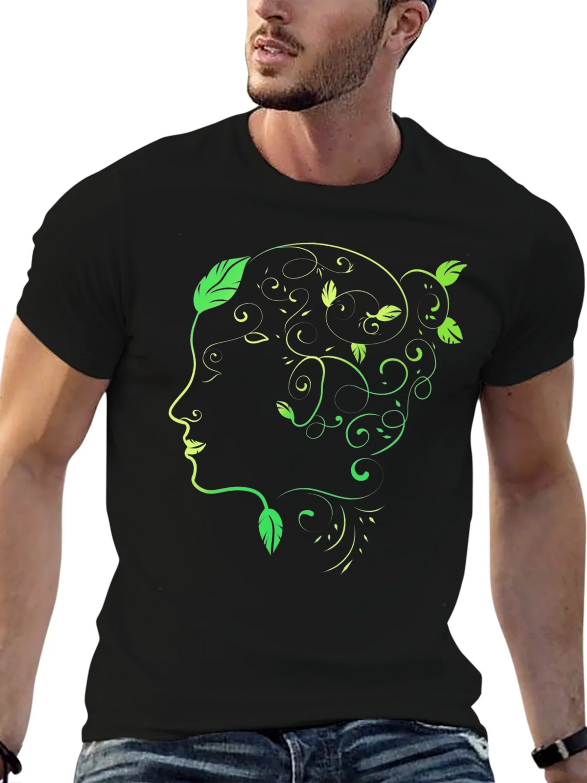 Natures Embrace Black Graphic Tee product image 6
