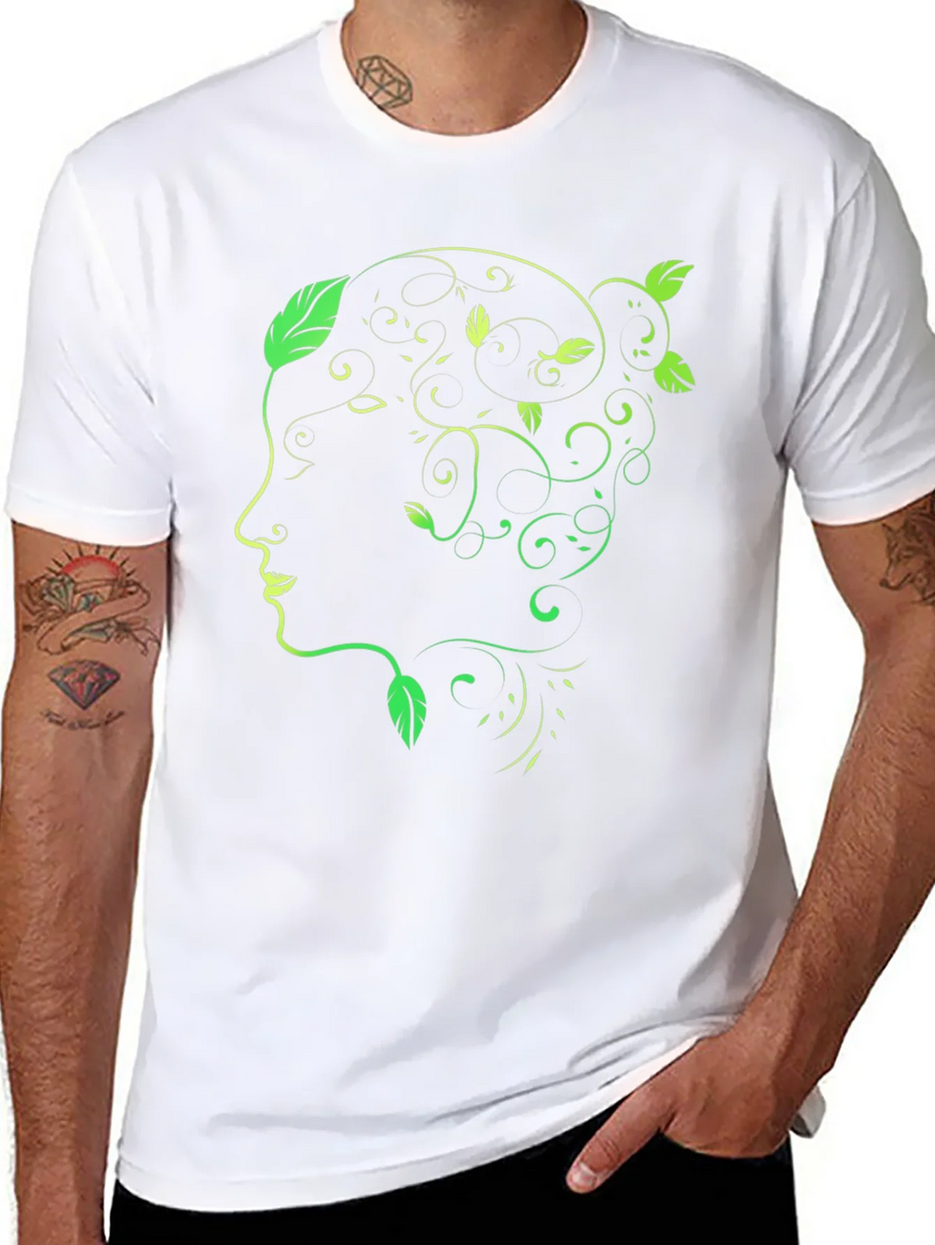 Natures Embrace Black Graphic Tee product image 7