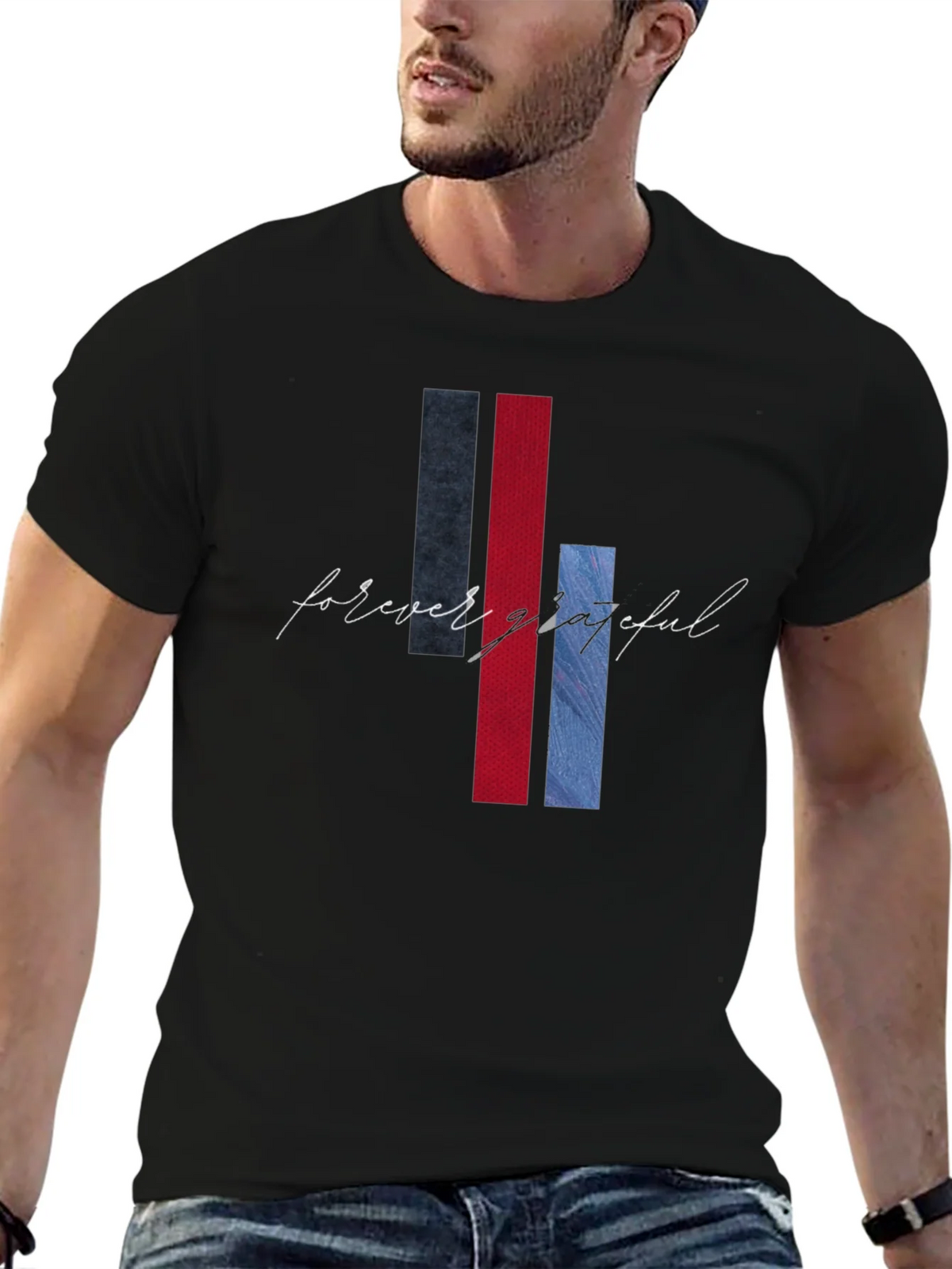 Forever Grateful Graphic T-Shirt - Modern Design product image 6