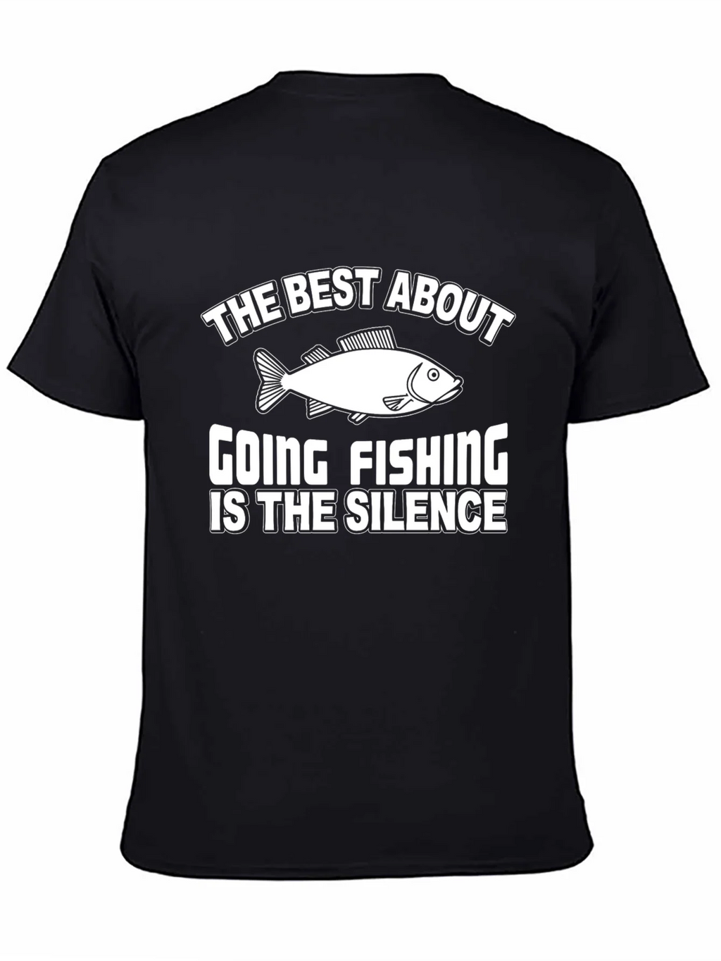Fishing Silence Graphic Tee - Humor T-Shirt product image 4
