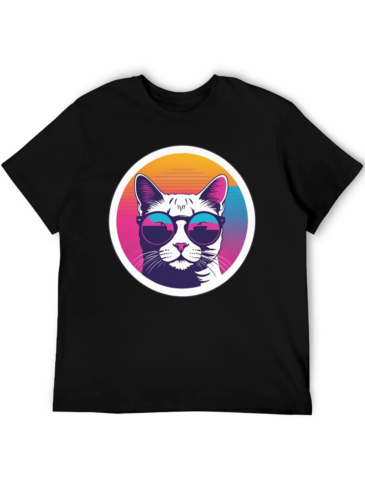 Cool Cat Tee - Retro Sunglasses Graphic T-Shirt product image 5