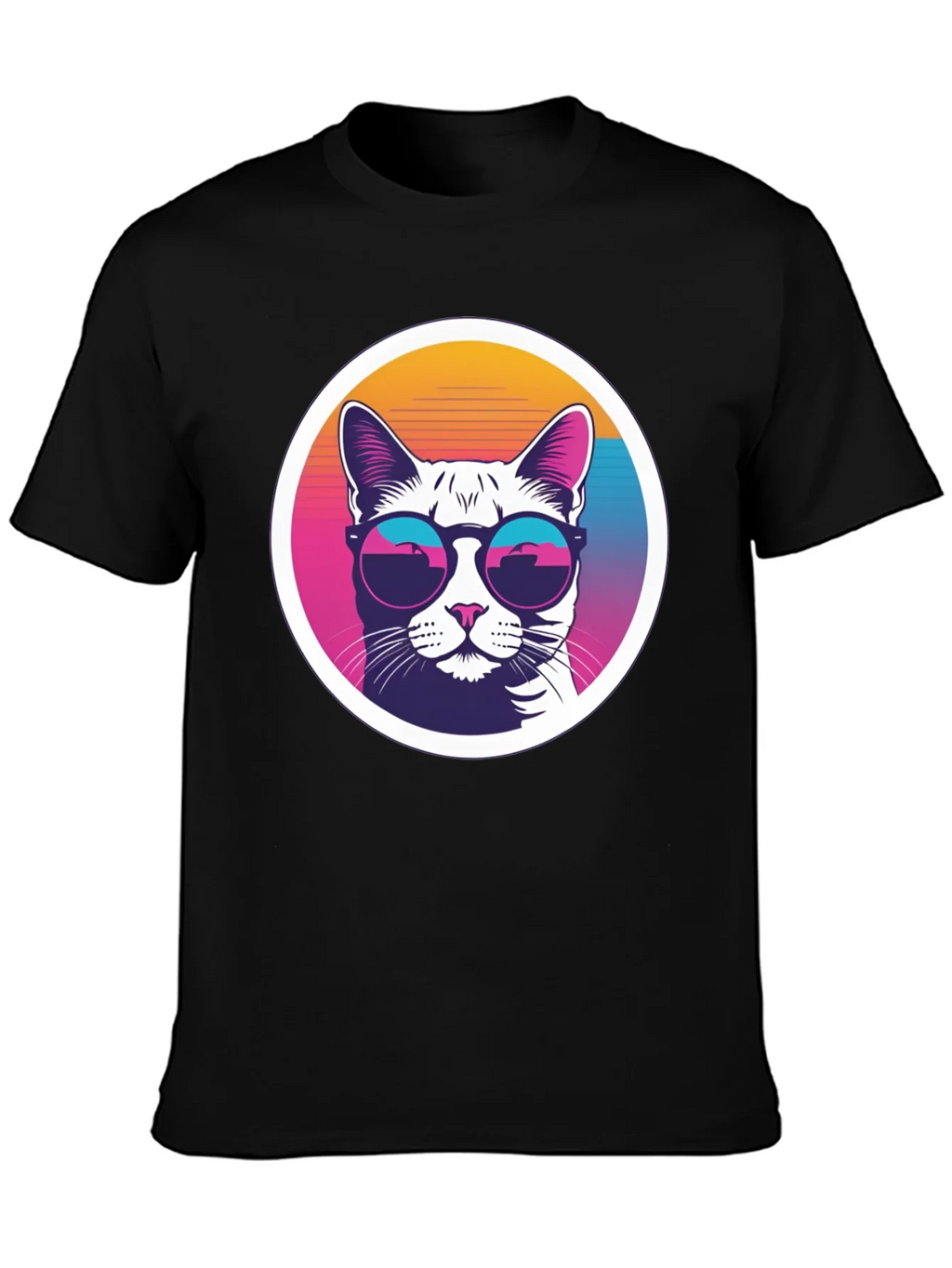 Cool Cat Tee - Retro Sunglasses Graphic T-Shirt product image 3