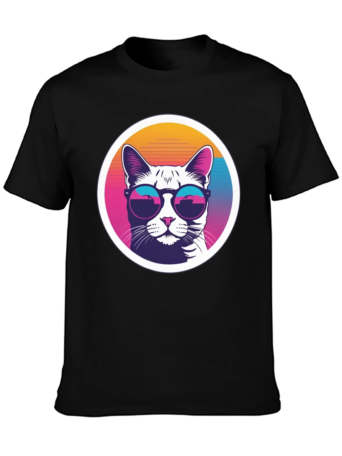 Cool Cat Tee - Retro Sunglasses Graphic T-Shirt product image 3