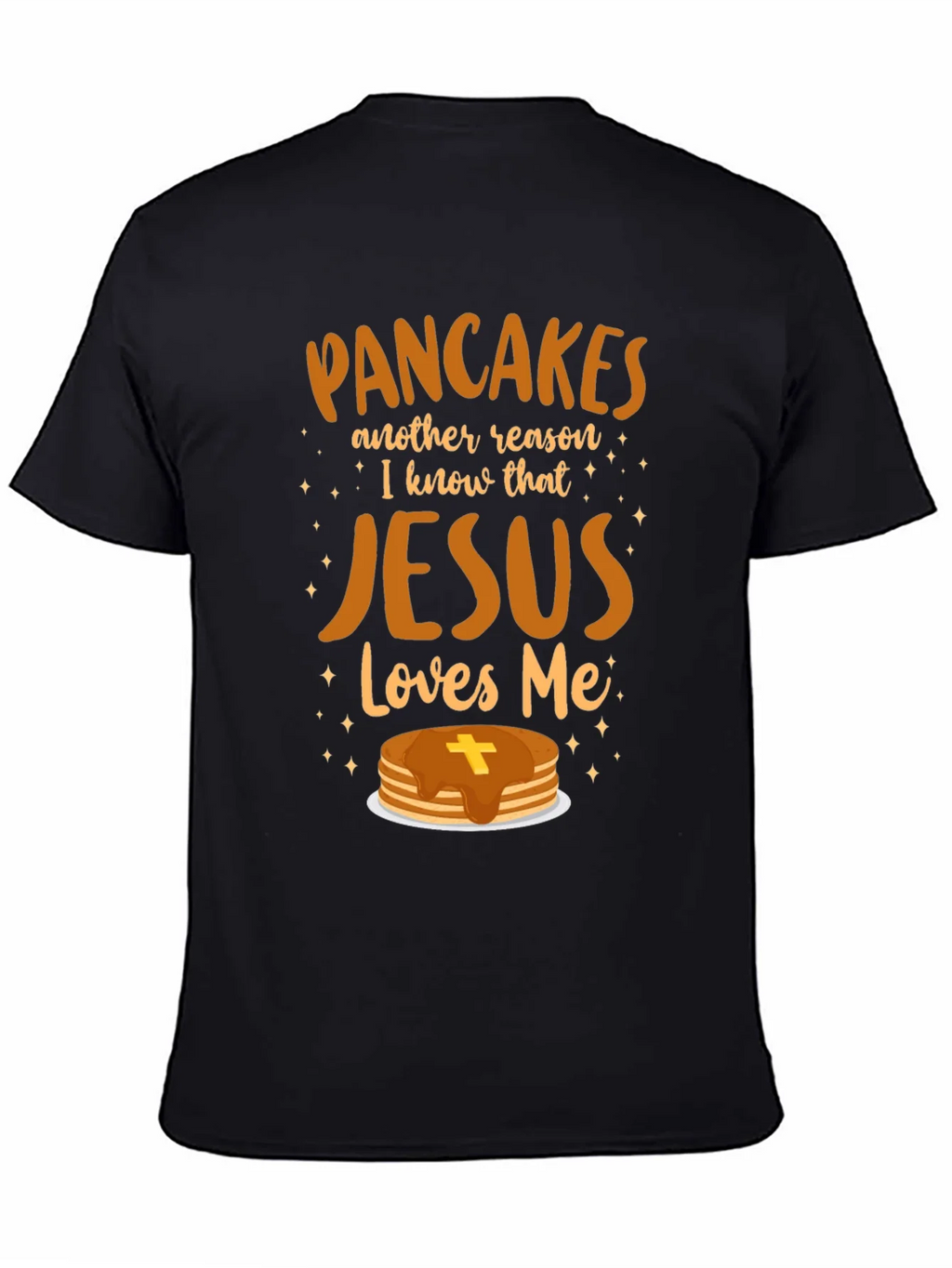 Pancakes & Jesus Graphic T-Shirt product image 4