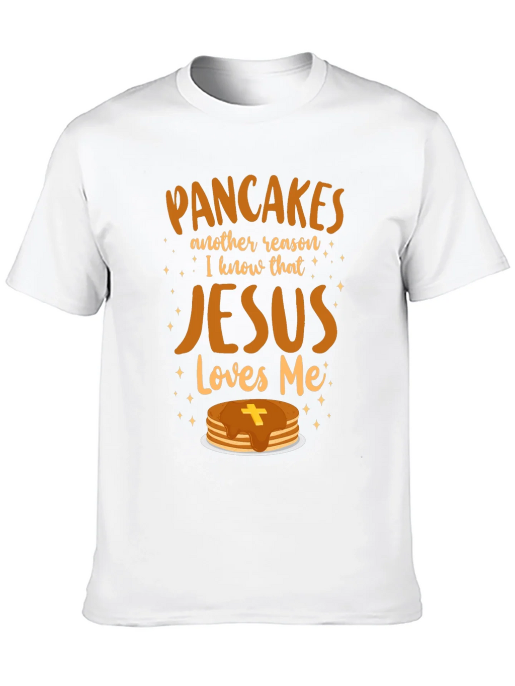 Pancakes & Jesus Graphic T-Shirt product image 9