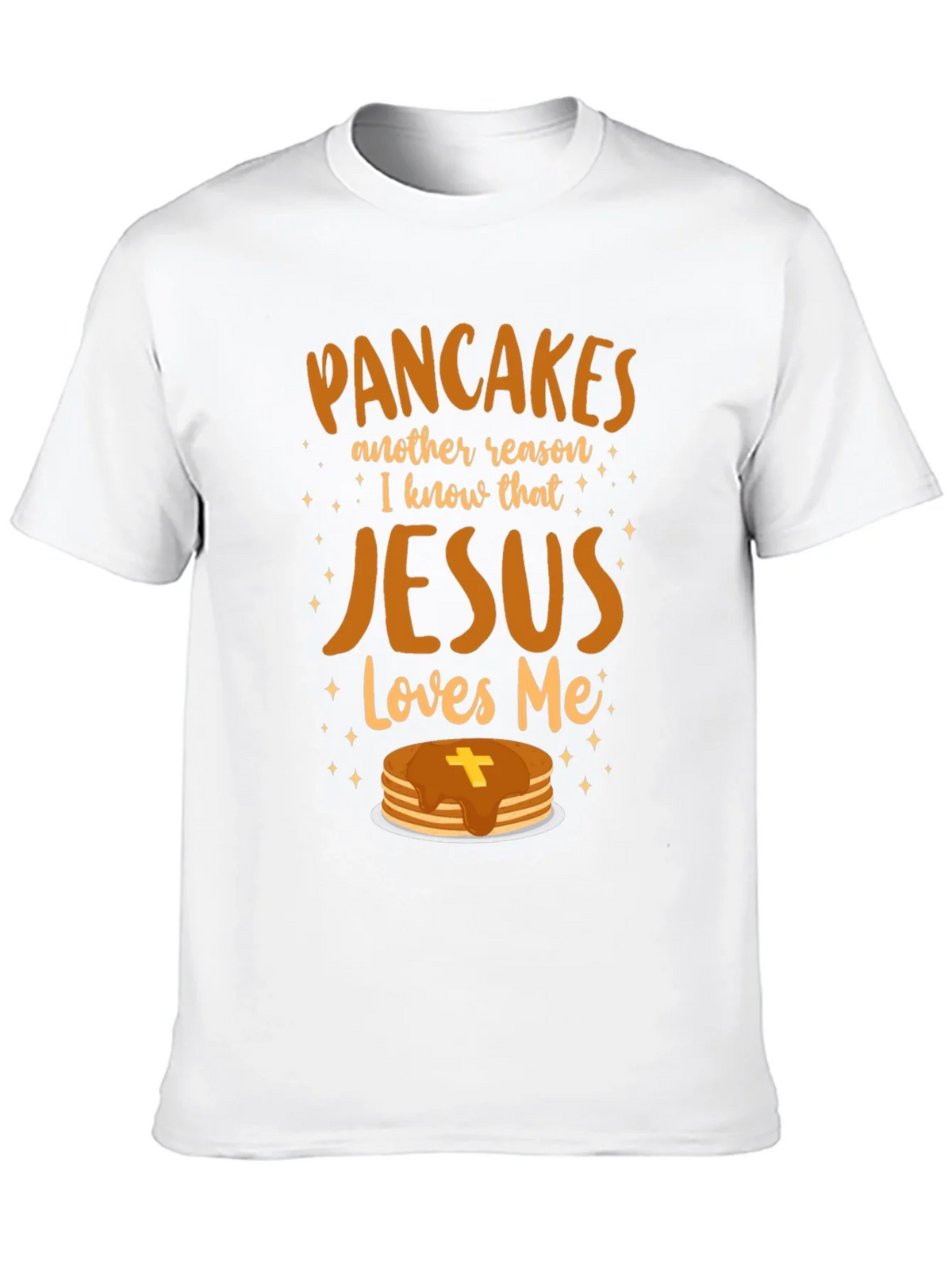 Pancakes & Jesus Graphic T-Shirt product image 9