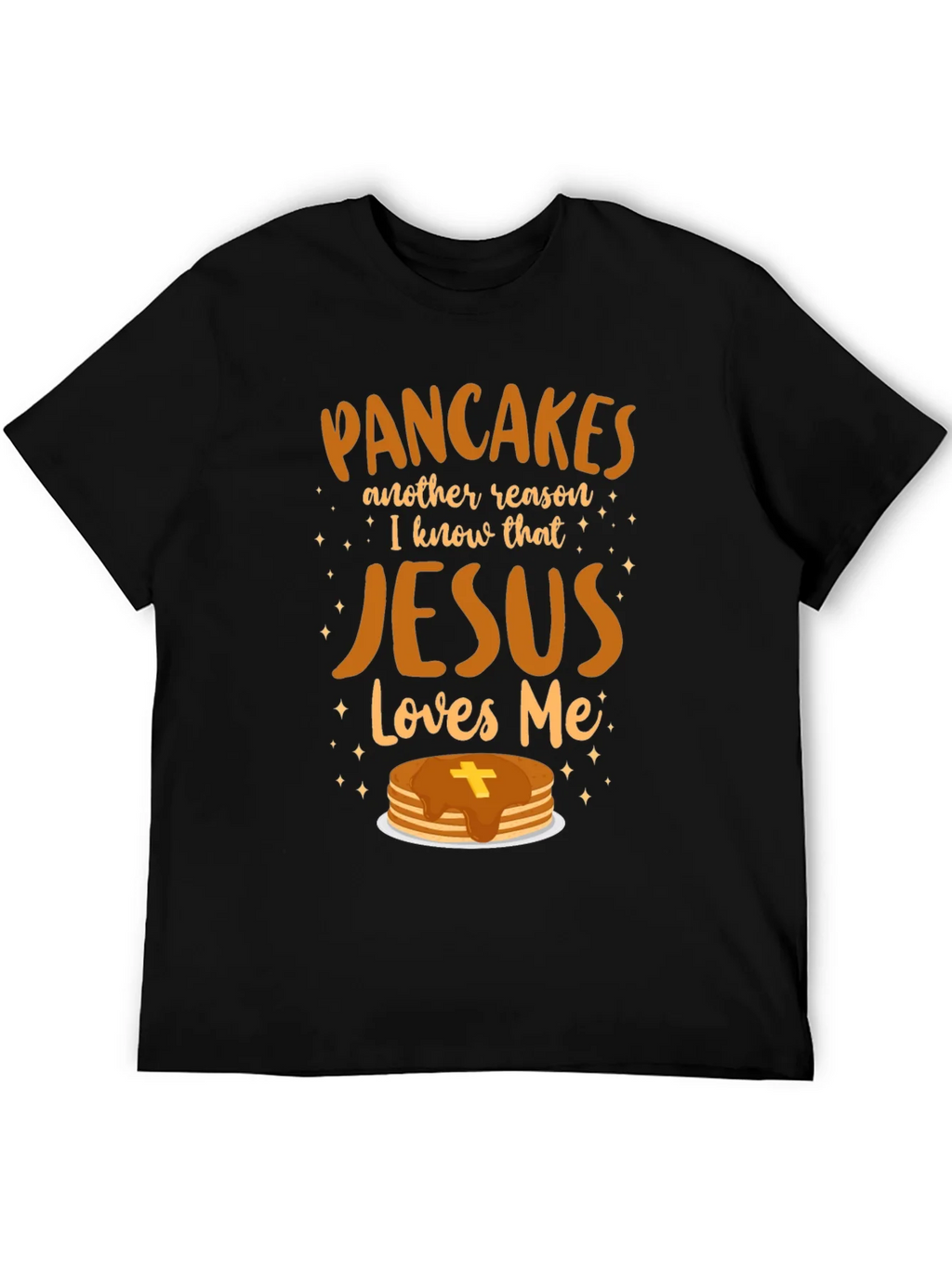 Pancakes & Jesus Graphic T-Shirt product image 5