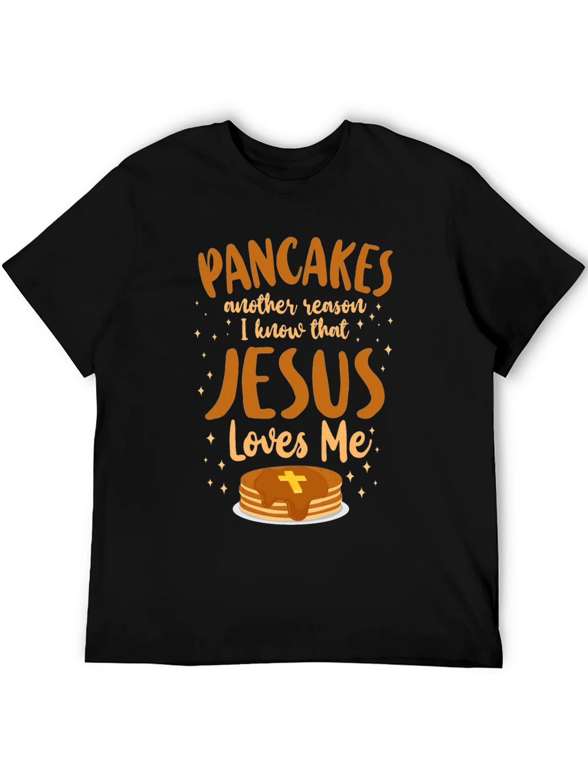 Pancakes & Jesus Graphic T-Shirt product image 5